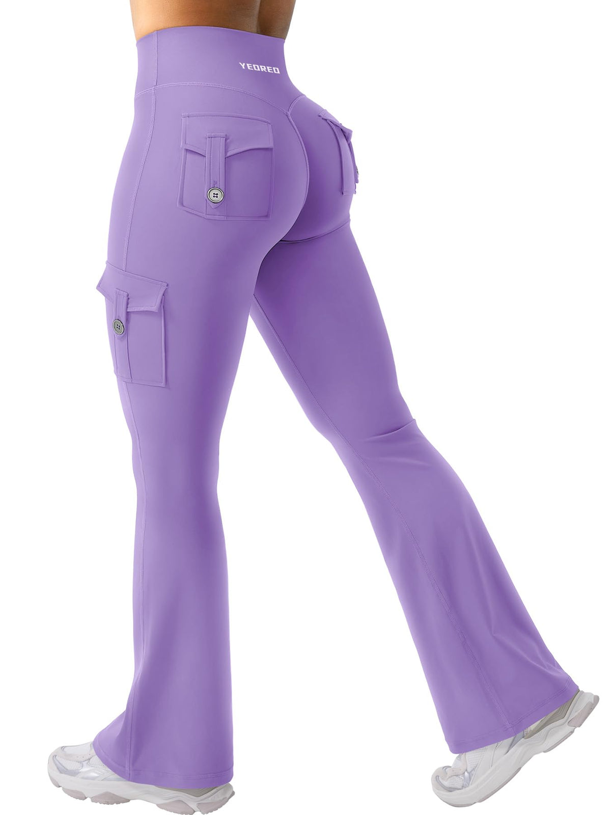 Luvella Women Workout Flare Leggings