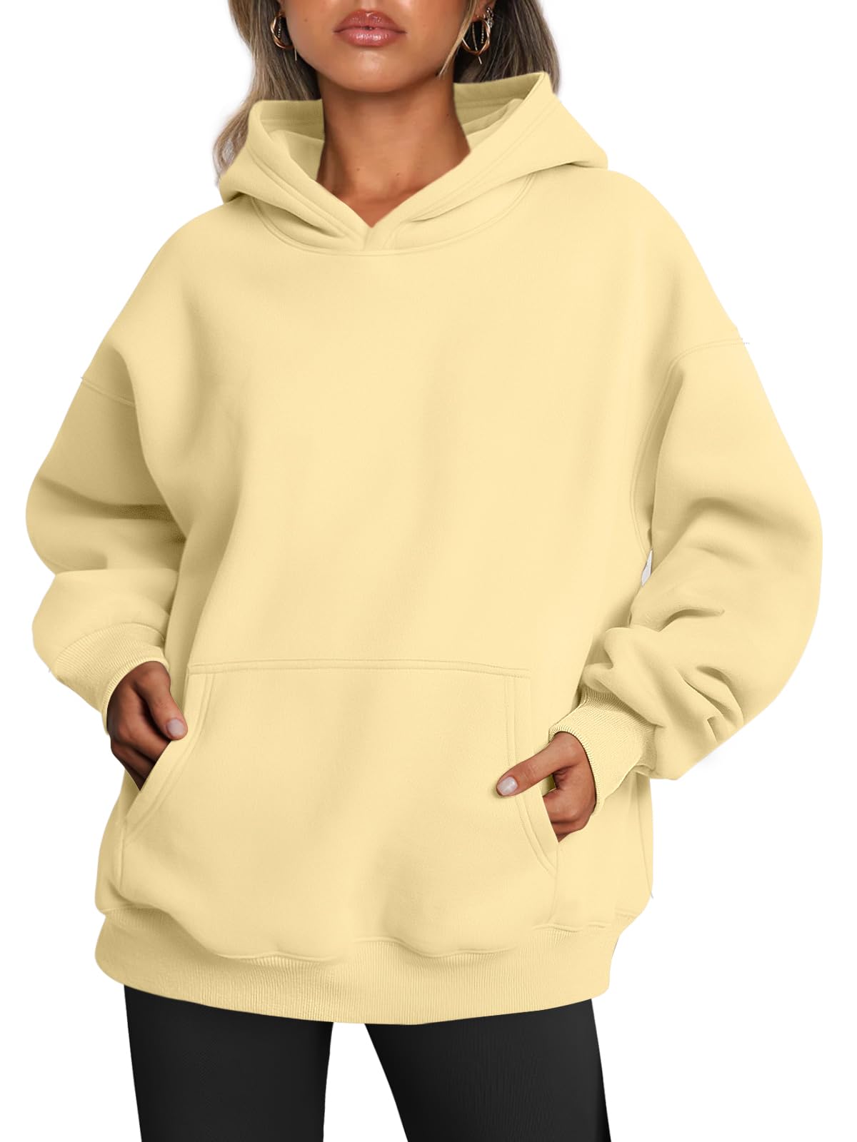 Luvella Womens Hoodies Oversized Sweatshirt