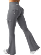 Luvella Women Workout Flare Leggings