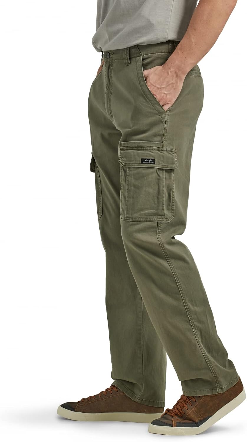Luvella Men's Relaxed Fit Stretch Cargo Pant