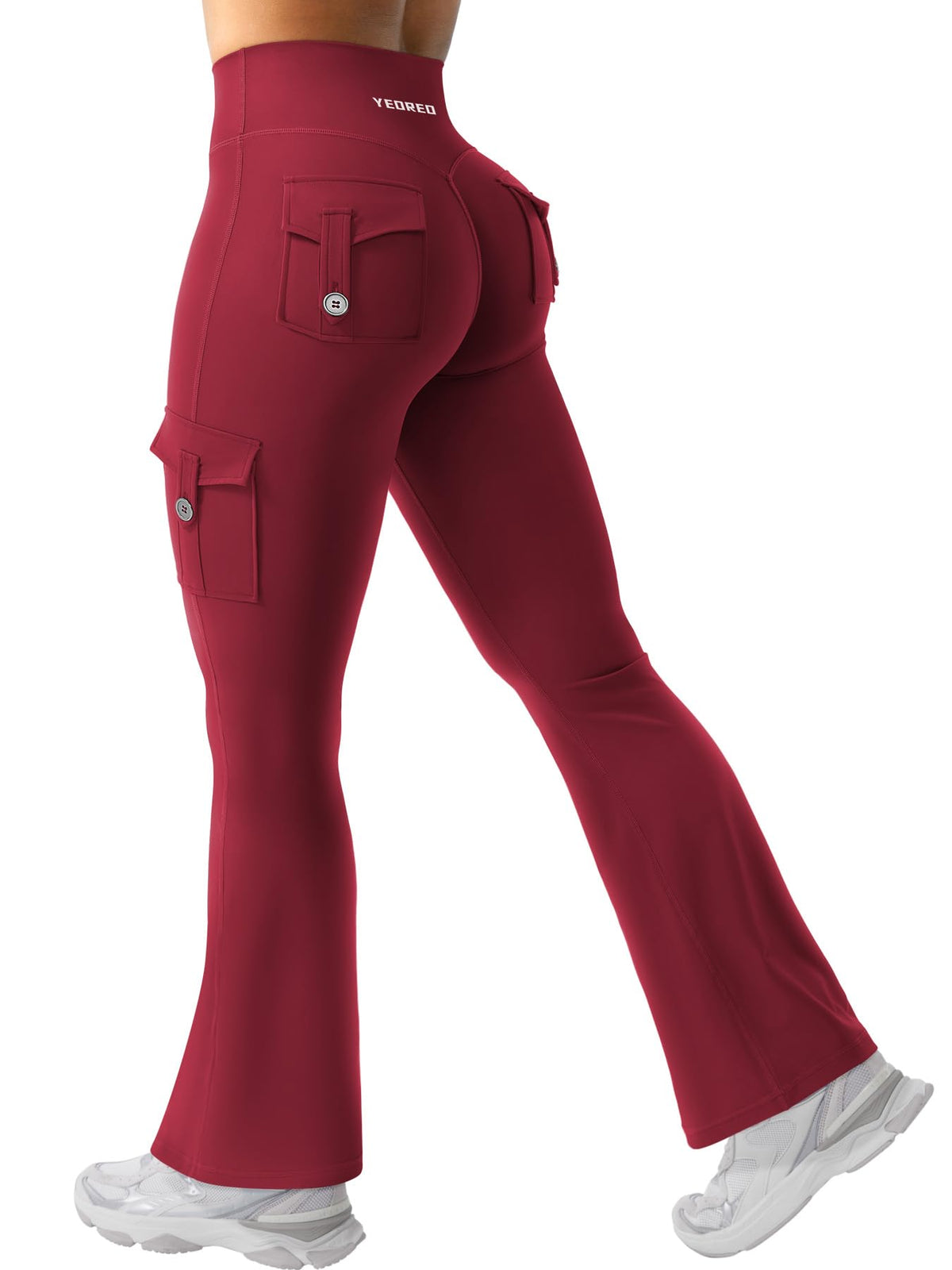 Luvella Women Workout Flare Leggings