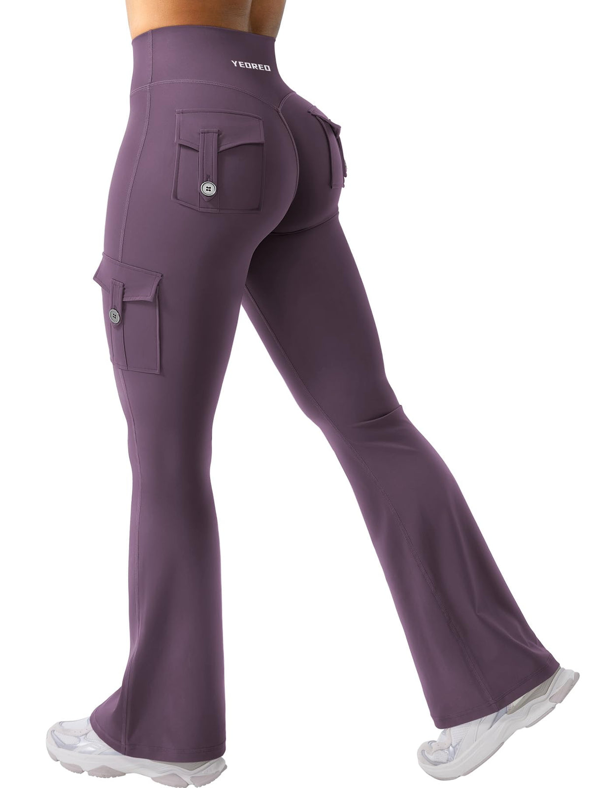 Luvella Women Workout Flare Leggings