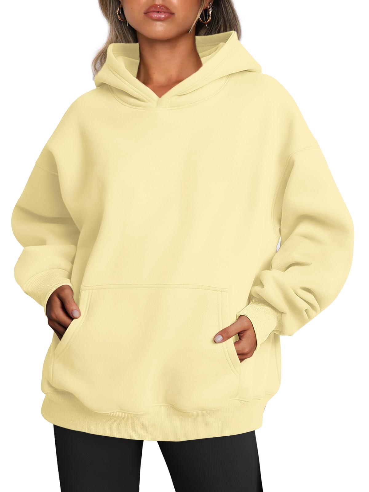Luvella Womens Hoodies Oversized Sweatshirt