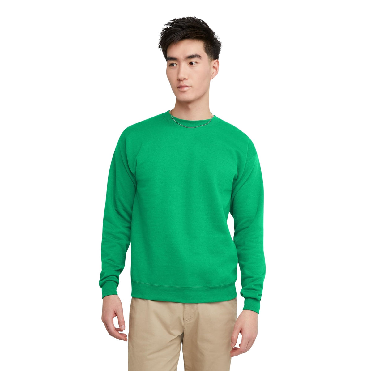 Luvella Men's Sweatshirt, EcoSmart Fleece Crewneck Sweatshirt, Big & Tall Available,