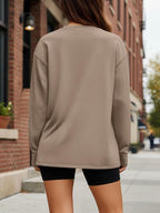 Luvella Womens Oversized Long Sleeve Shirts Fall Tops 2026 Basic Tees