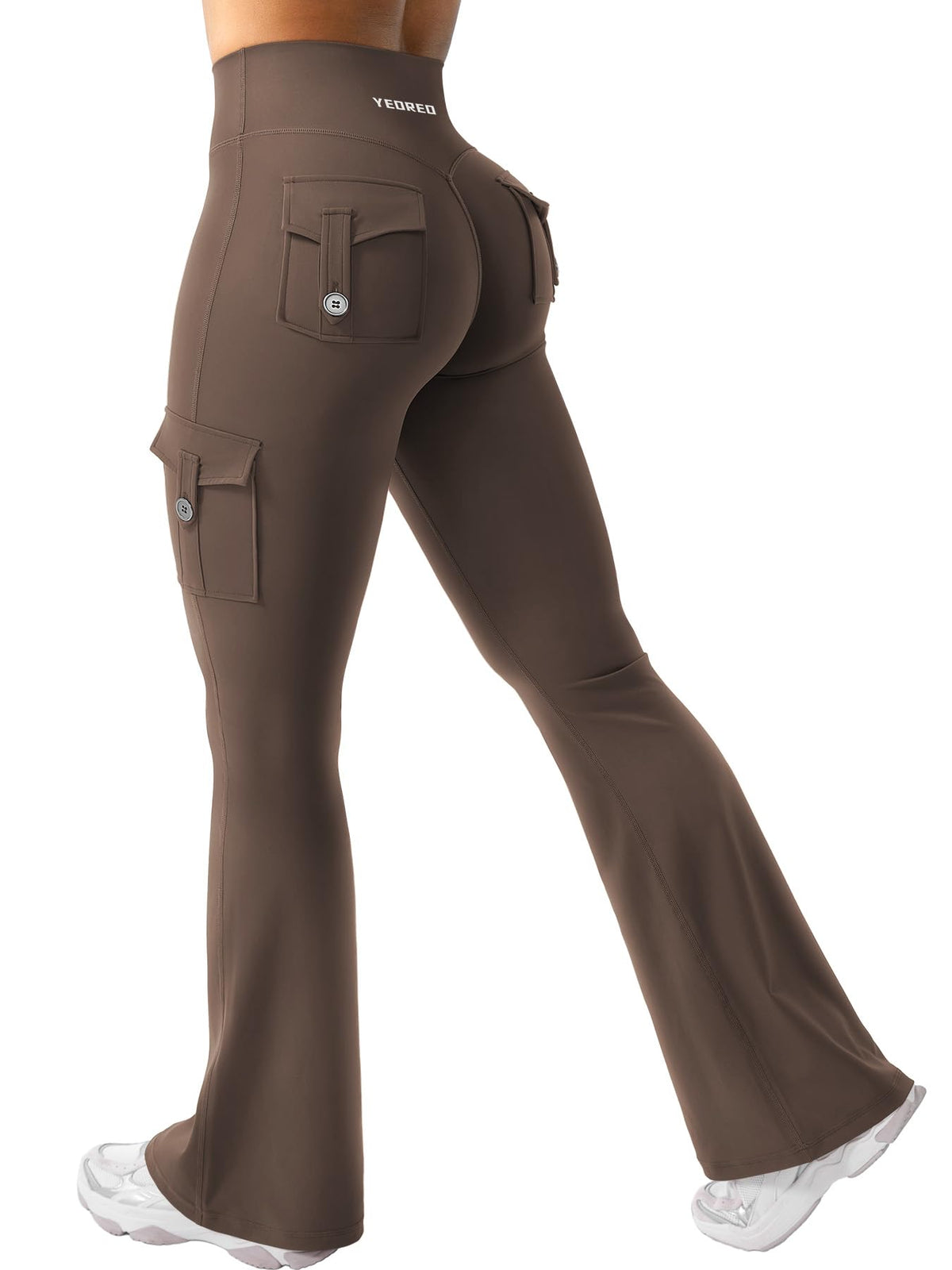 Luvella Women Workout Flare Leggings