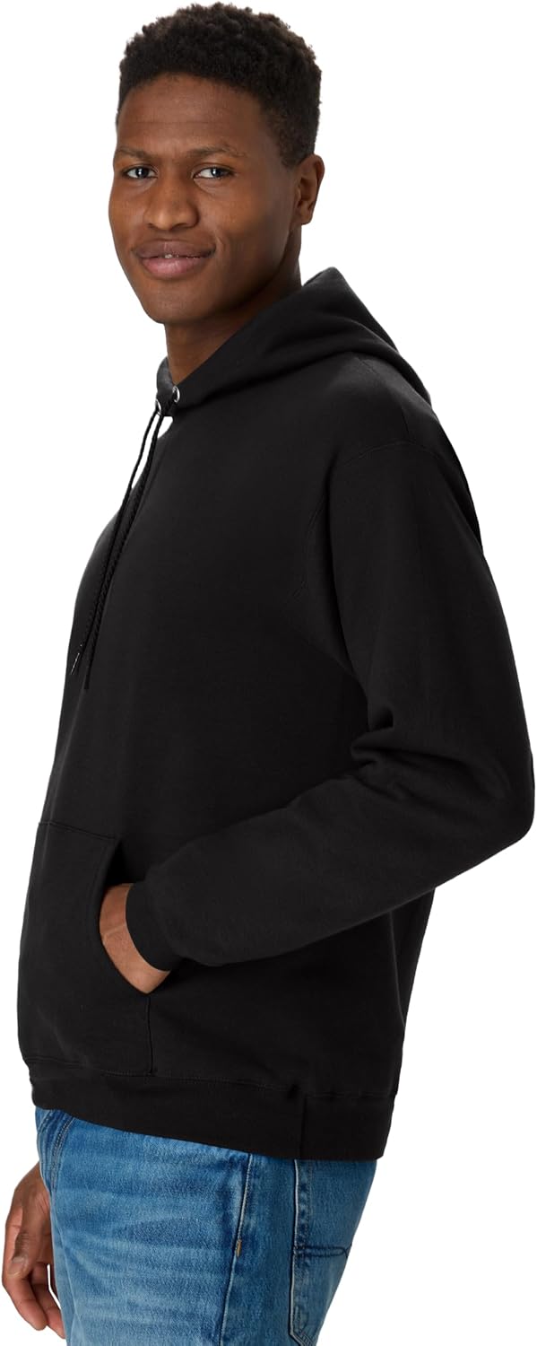 Luvella Men's Hoodie - EcoSmart Fleece Hooded Sweatshirt for Men & Women - Midweight Fleece - Big & Tall Available