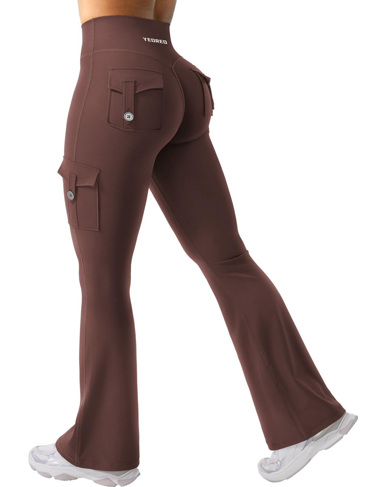 Luvella Women Workout Flare Leggings