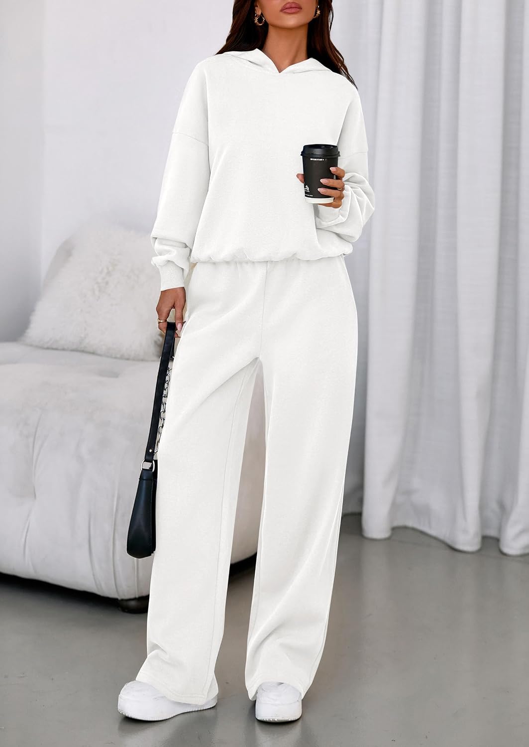 Luvella Women's Hoodie and Sweatpants Set