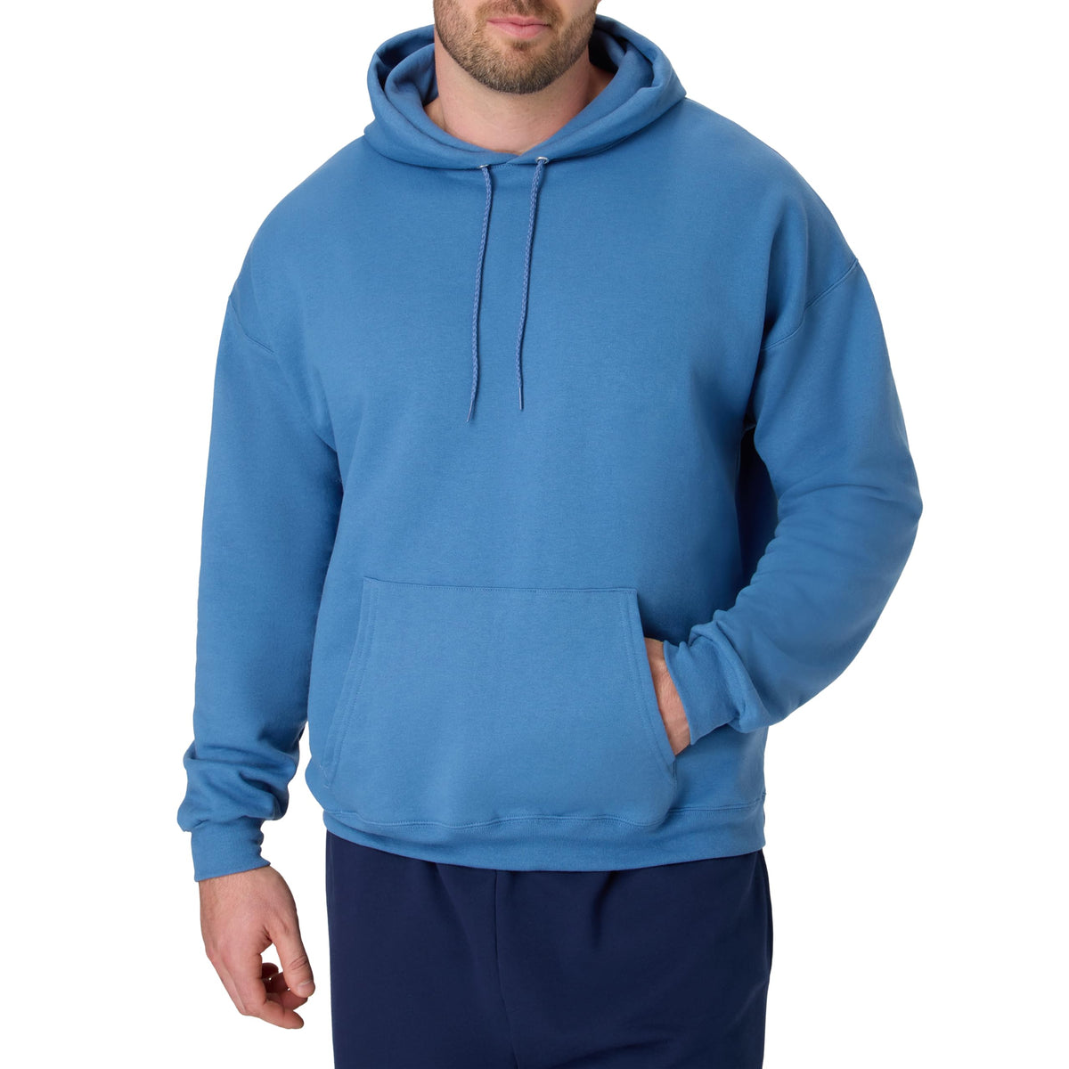 Luvella Men's Hoodie - EcoSmart Fleece Hooded Sweatshirt for Men & Women - Midweight Fleece - Big & Tall Available