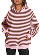 Luvella Womens Hoodies Oversized Sweatshirt