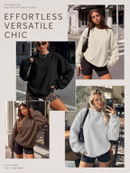Luvella Women's Casual Oversized Sweatshirt