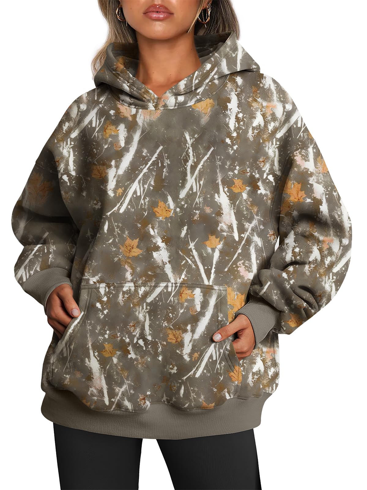 Luvella Womens Hoodies Oversized Sweatshirt