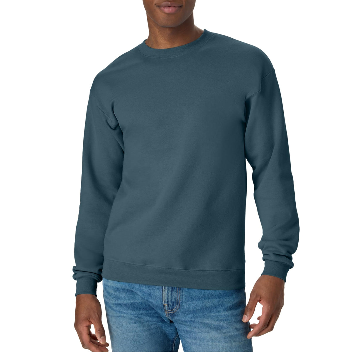 Luvella Men's Sweatshirt, EcoSmart Fleece Crewneck Sweatshirt, Big & Tall Available,