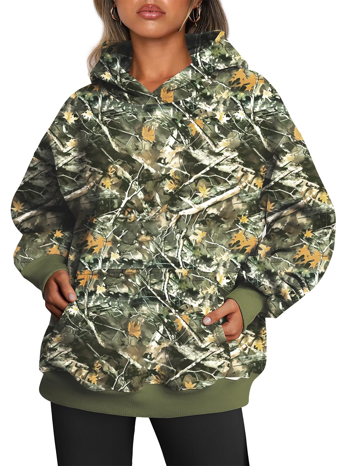 Luvella Womens Hoodies Oversized Sweatshirt