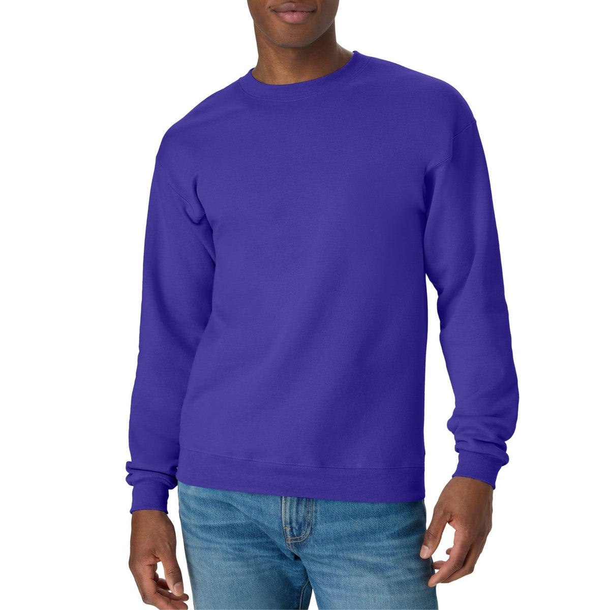 Luvella Men's Sweatshirt, EcoSmart Fleece Crewneck Sweatshirt, Big & Tall Available,
