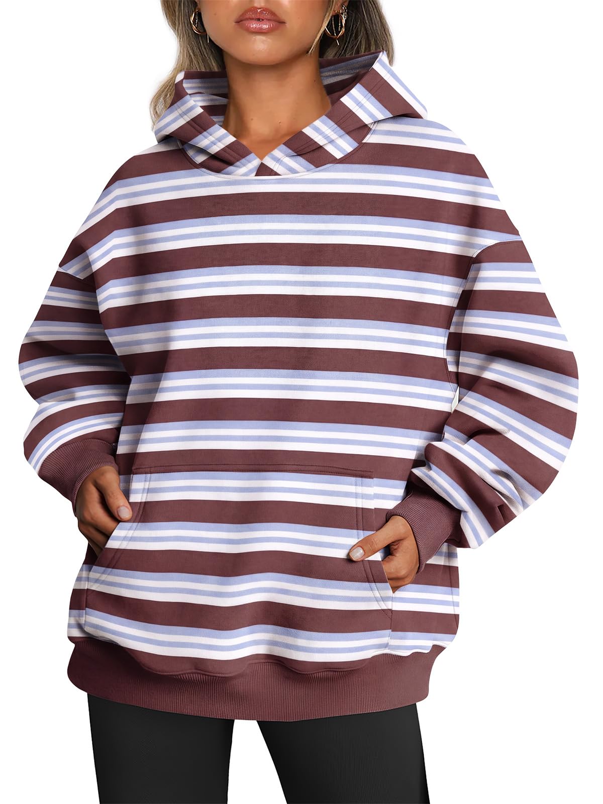 Luvella Womens Hoodies Oversized Sweatshirt