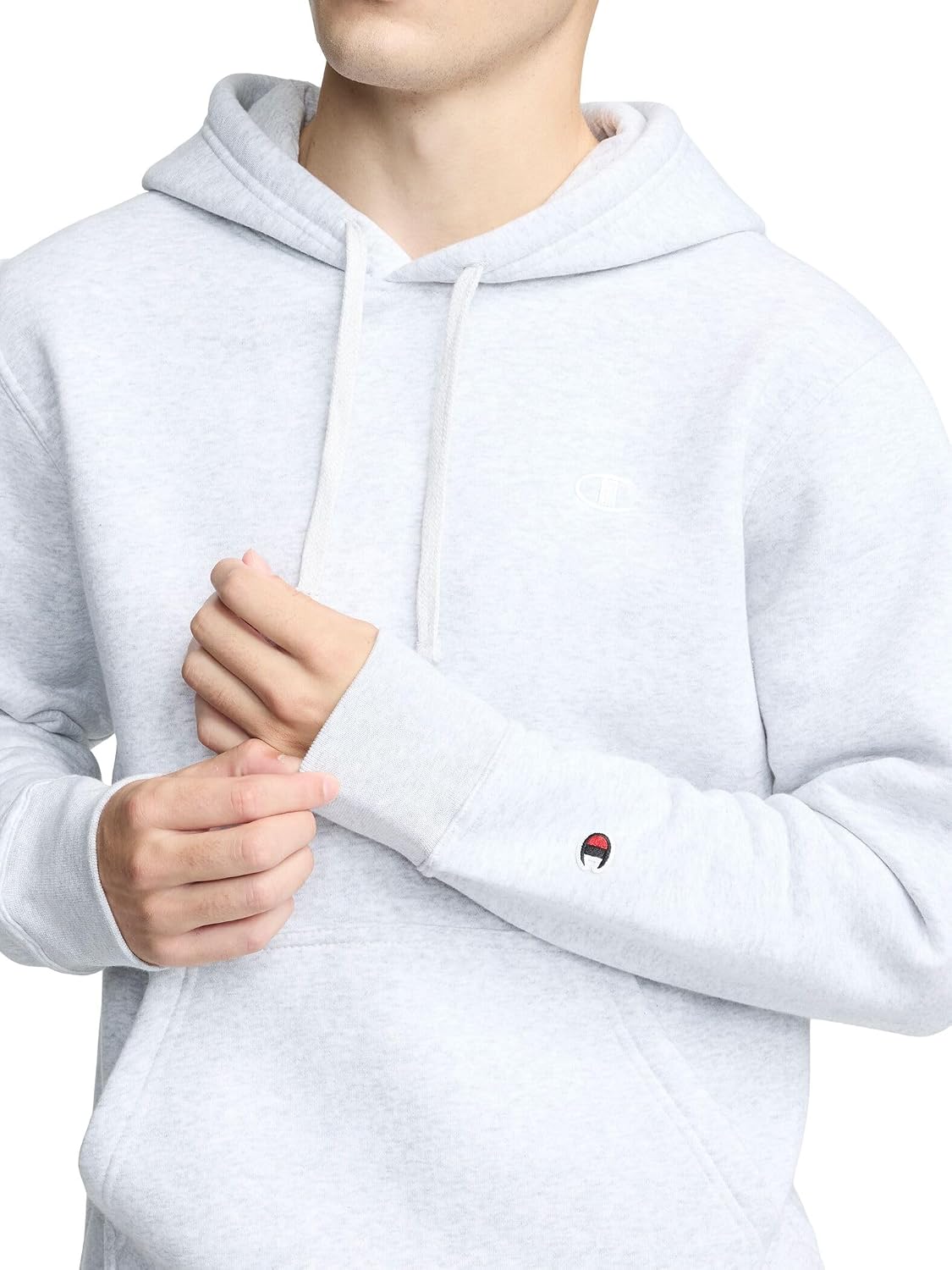 Luvella Men's Pullover Fleece Hoodie, Standard Fit, Midweight, C Logo, Available in Regular and Big & Tall