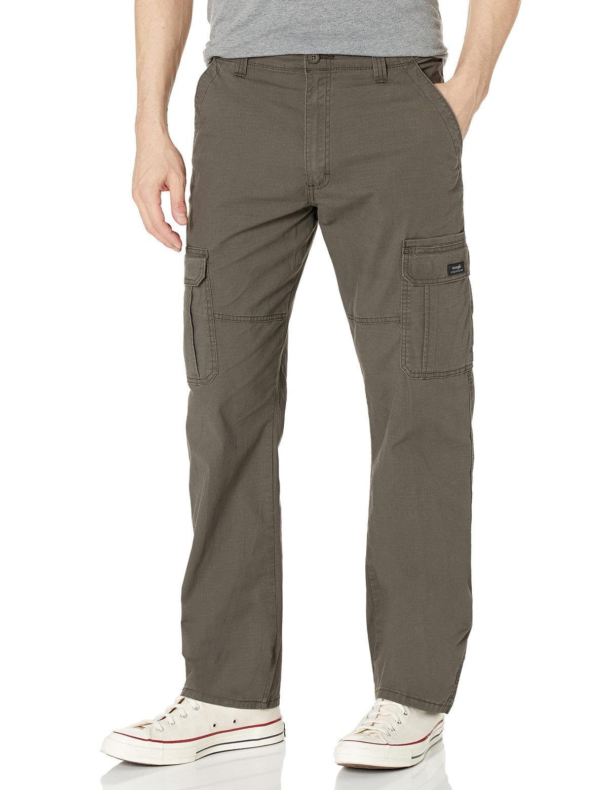 Luvella Men's Relaxed Fit Stretch Cargo Pant