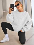 Luvella Women's Casual Oversized Sweatshirt