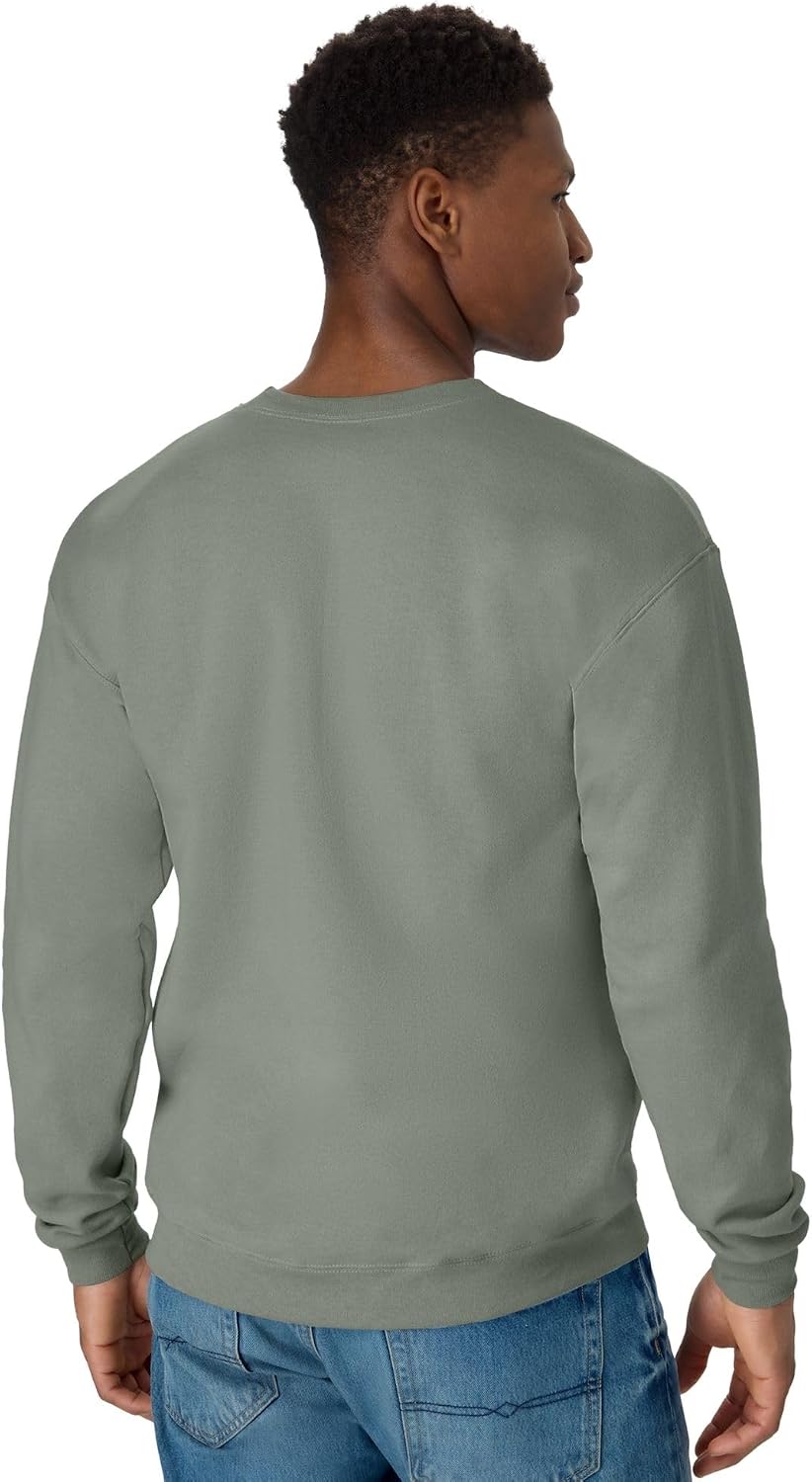Luvella Men's Sweatshirt, EcoSmart Fleece Crewneck Sweatshirt, Big & Tall Available,