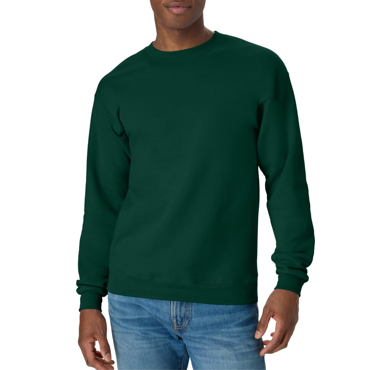 Luvella Men's Sweatshirt, EcoSmart Fleece Crewneck Sweatshirt, Big & Tall Available,