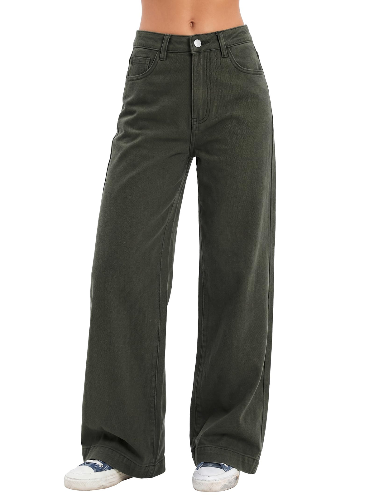 Luvella Women 2026 Wide Leg Jeans High Waist Stretchy Baggy Denim Pants