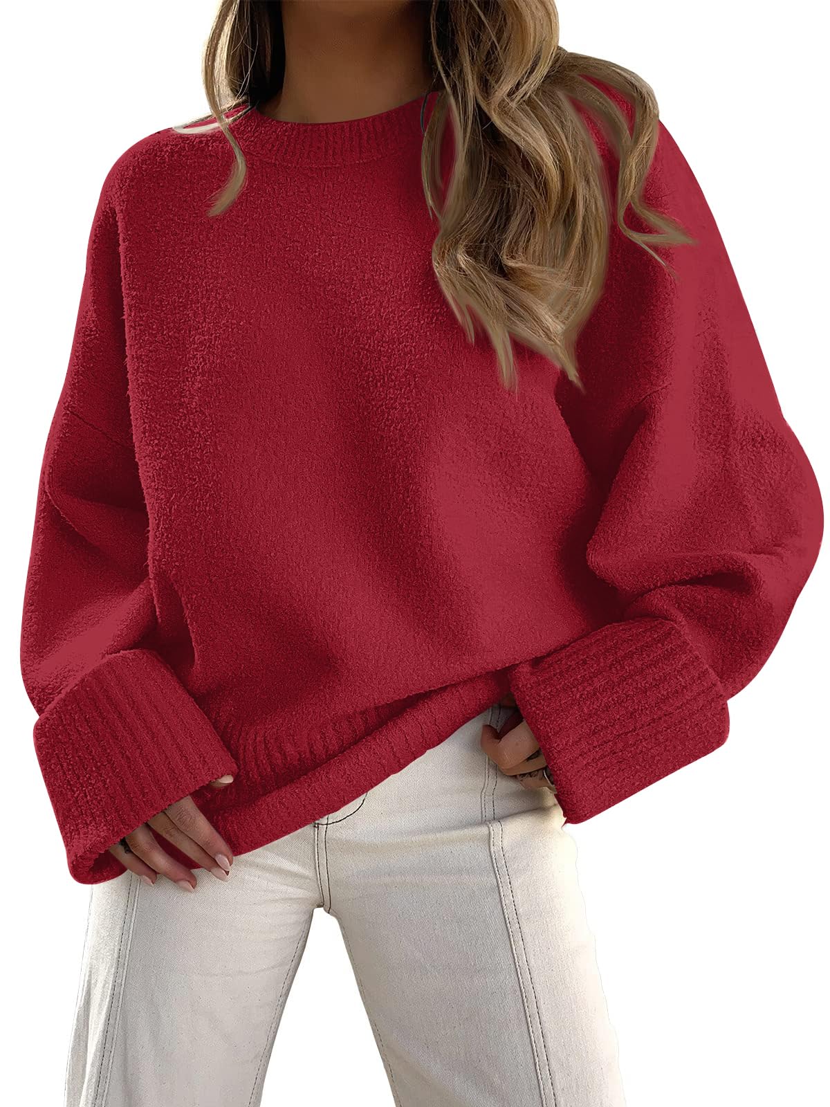 Luvella Women Oversized Warm Cozy Knit Sweaters 2026 Fall Fashion Outfits