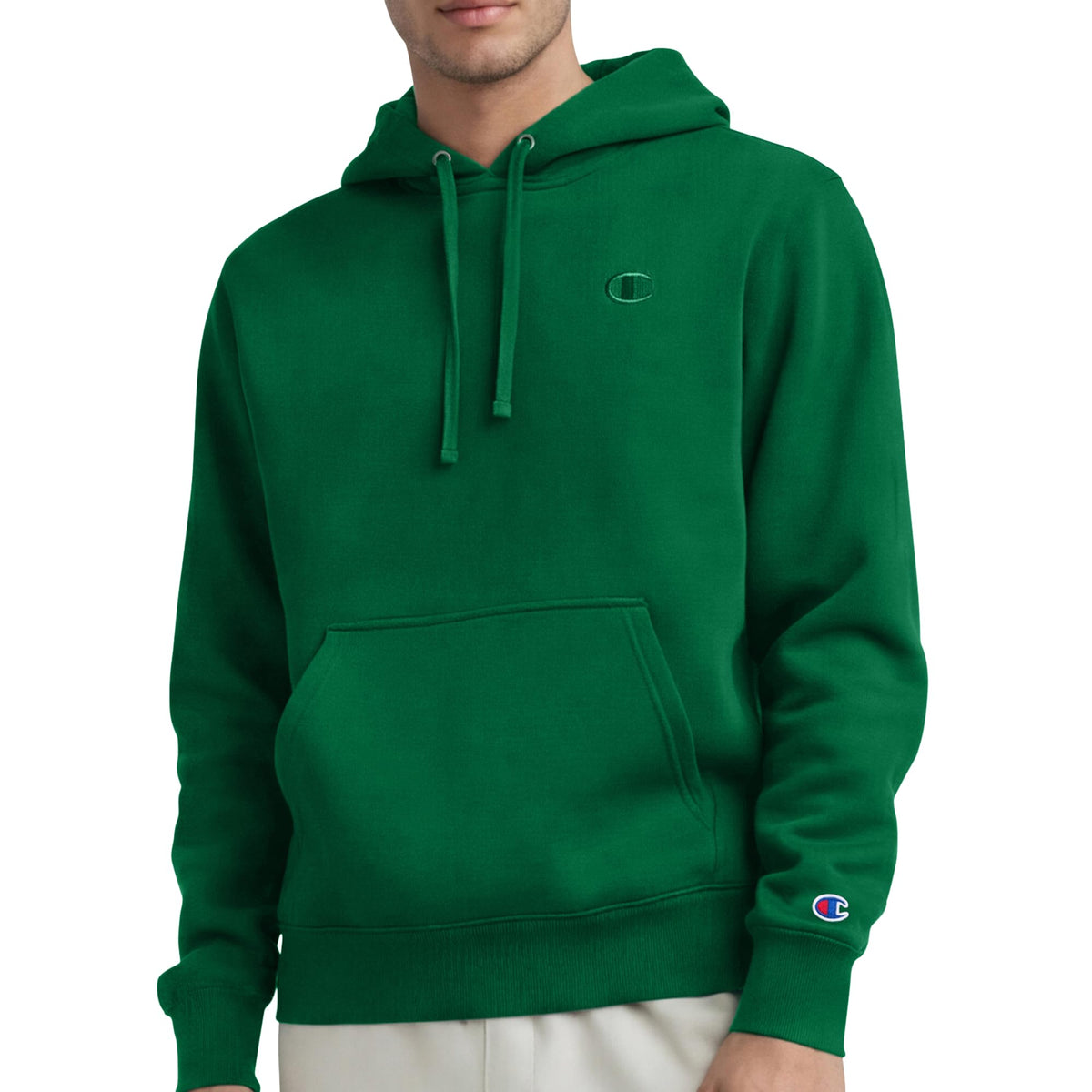 Luvella Men's Pullover Fleece Hoodie, Standard Fit, Midweight, C Logo, Available in Regular and Big & Tall