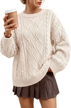Luvella Women's Cozy Oversized Sweater