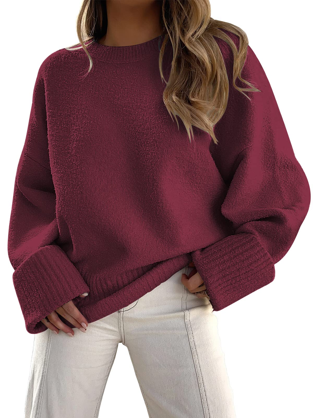 Luvella Women Oversized Warm Cozy Knit Sweaters 2026 Fall Fashion Outfits