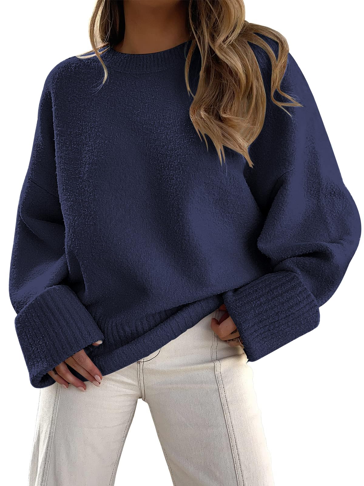 Luvella Women Oversized Warm Cozy Knit Sweaters 2026 Fall Fashion Outfits