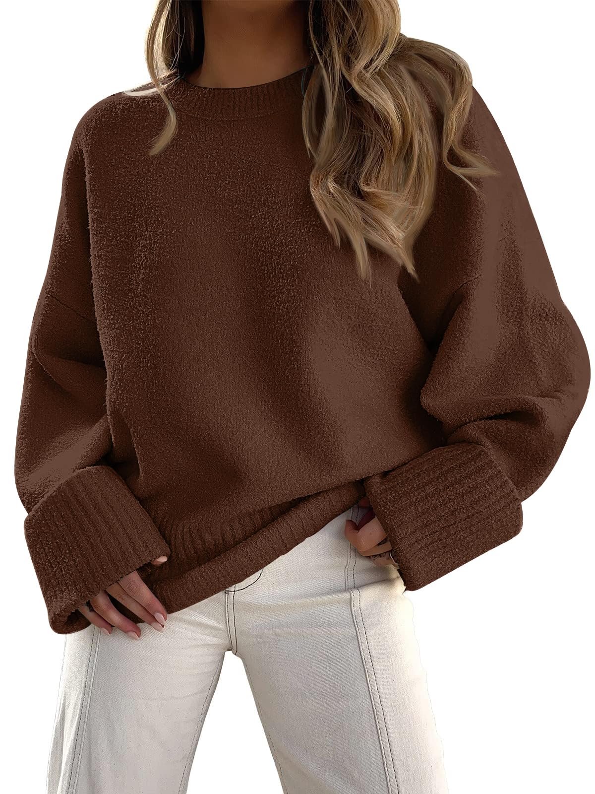 Luvella Women Oversized Warm Cozy Knit Sweaters 2026 Fall Fashion Outfits
