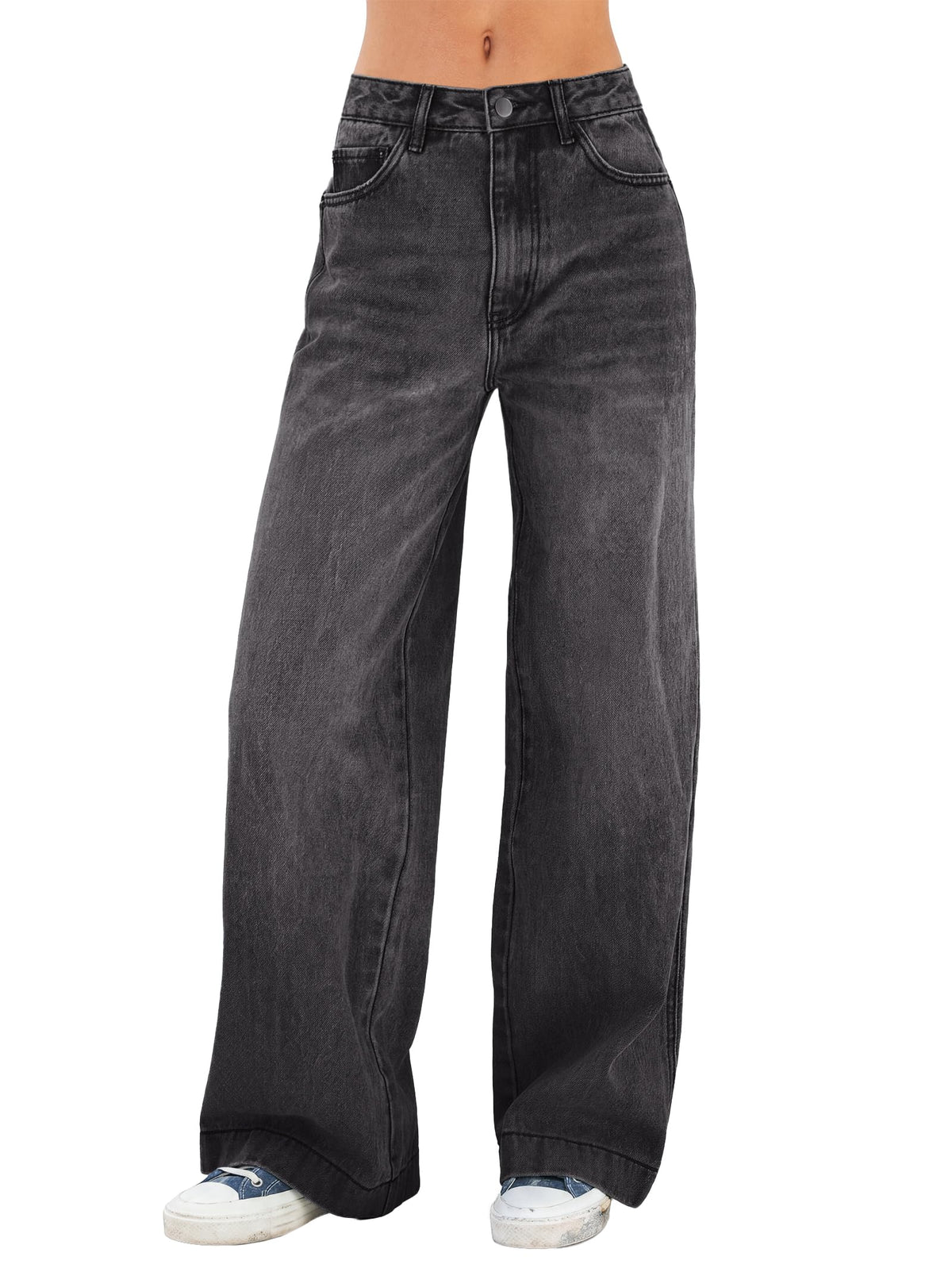 Luvella Women 2026 Wide Leg Jeans High Waist Stretchy Baggy Denim Pants