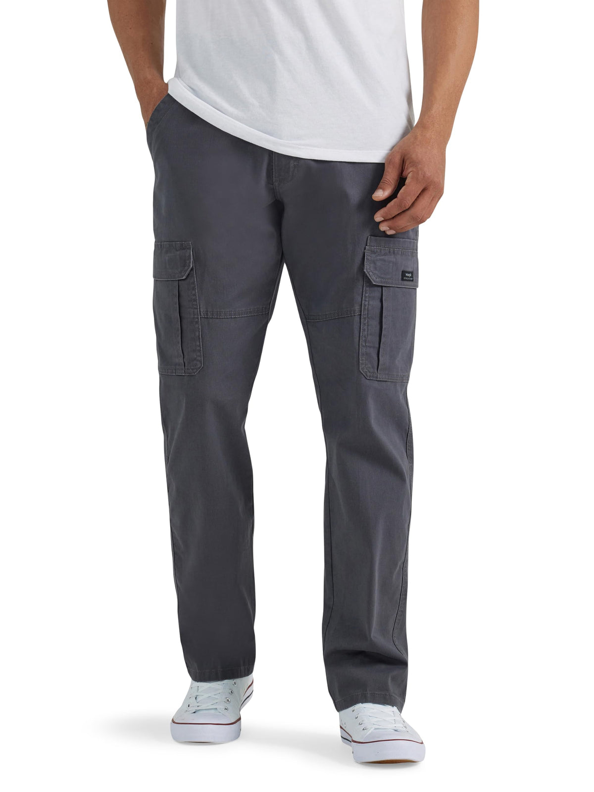 Luvella Men's Relaxed Fit Stretch Cargo Pant