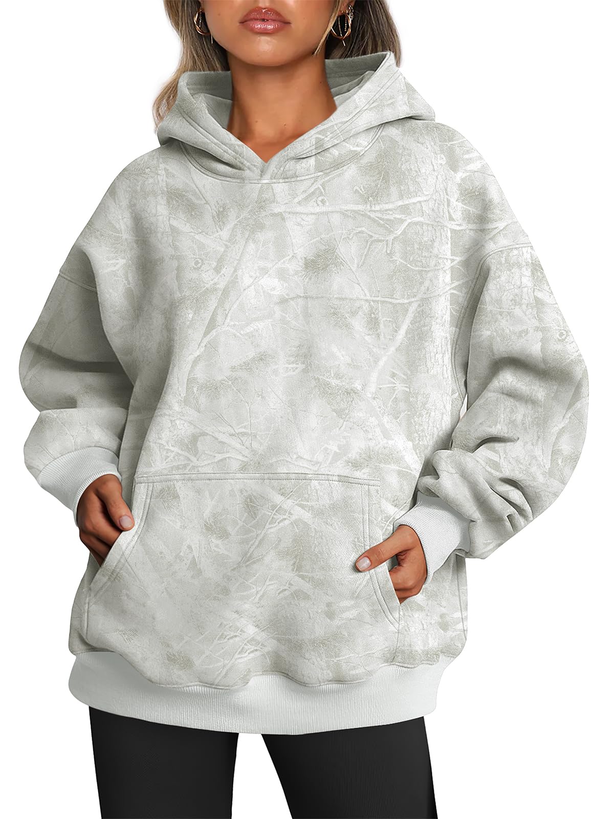 Luvella Womens Hoodies Oversized Sweatshirt