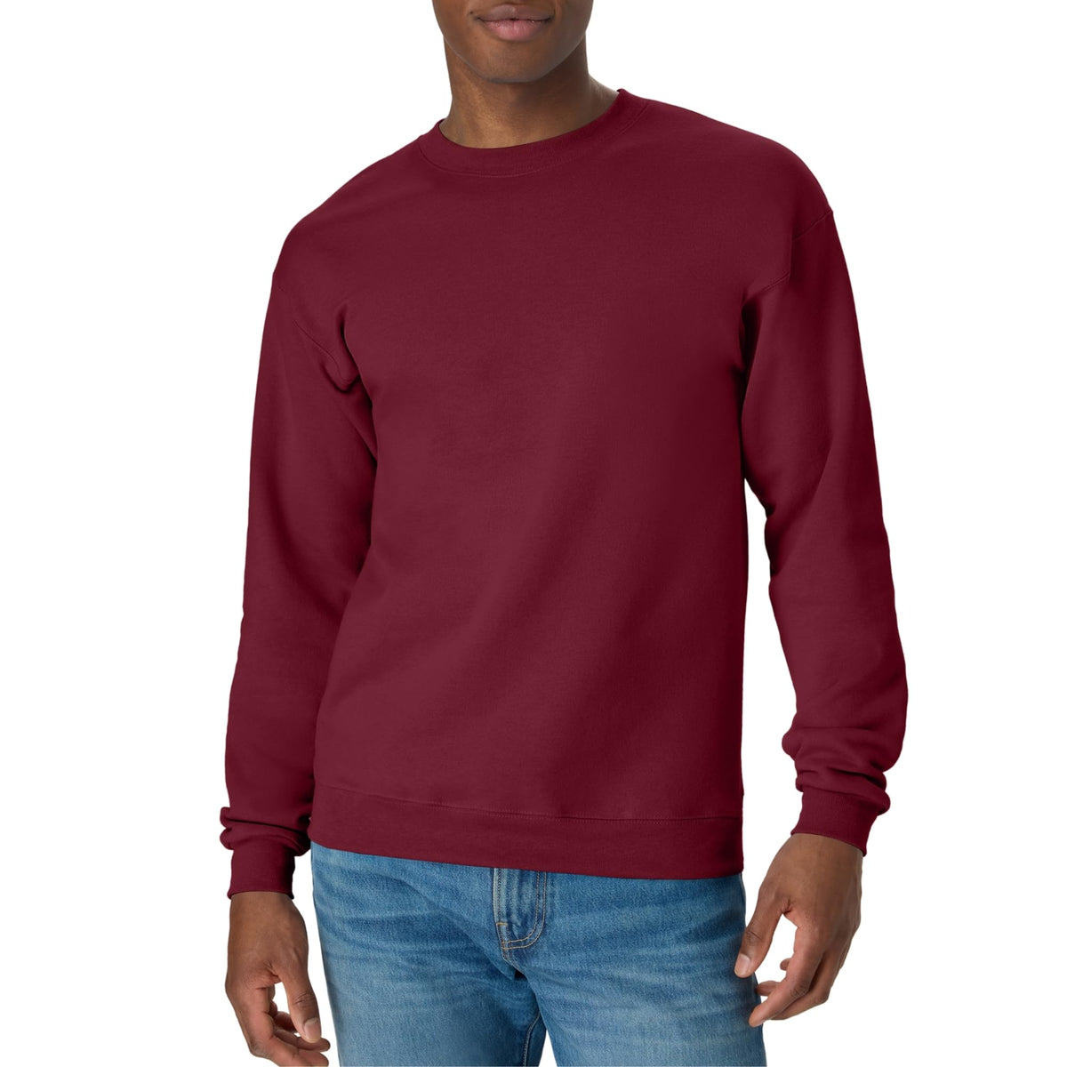 Luvella Men's Sweatshirt, EcoSmart Fleece Crewneck Sweatshirt, Big & Tall Available,