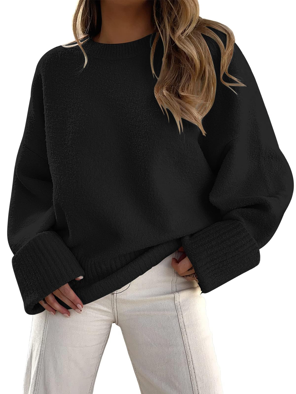 Luvella Women Oversized Warm Cozy Knit Sweaters 2026 Fall Fashion Outfits