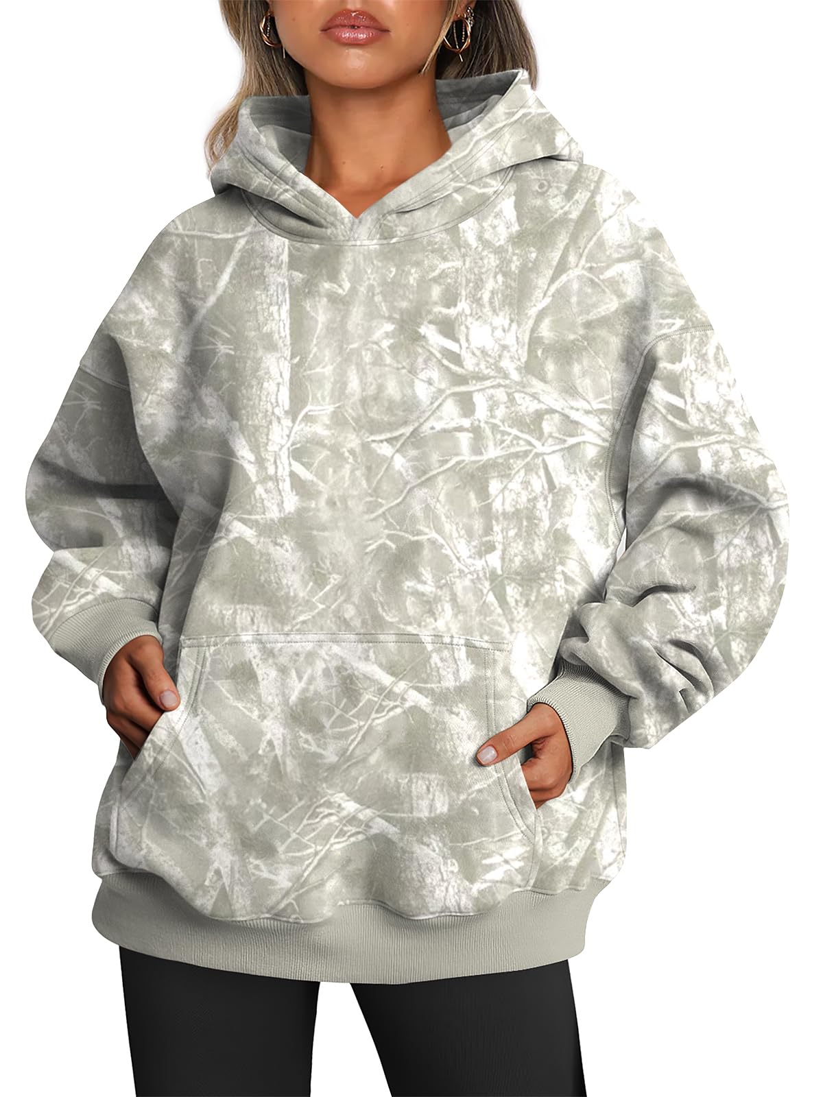 Luvella Womens Hoodies Oversized Sweatshirt