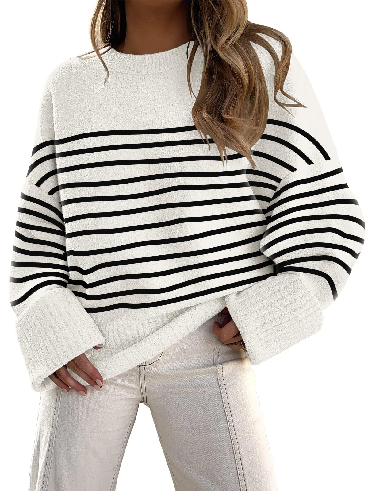 Luvella Women Oversized Warm Cozy Knit Sweaters 2026 Fall Fashion Outfits