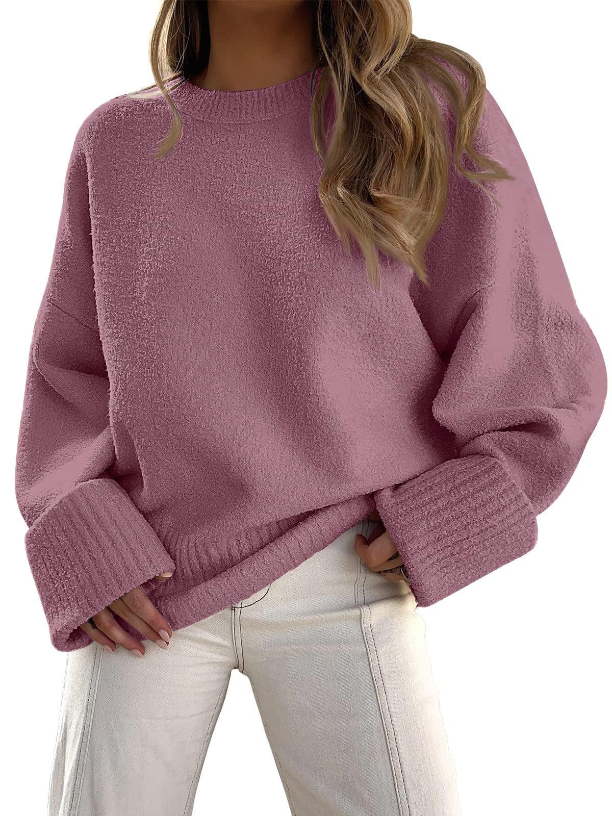 Luvella Women Oversized Warm Cozy Knit Sweaters 2026 Fall Fashion Outfits