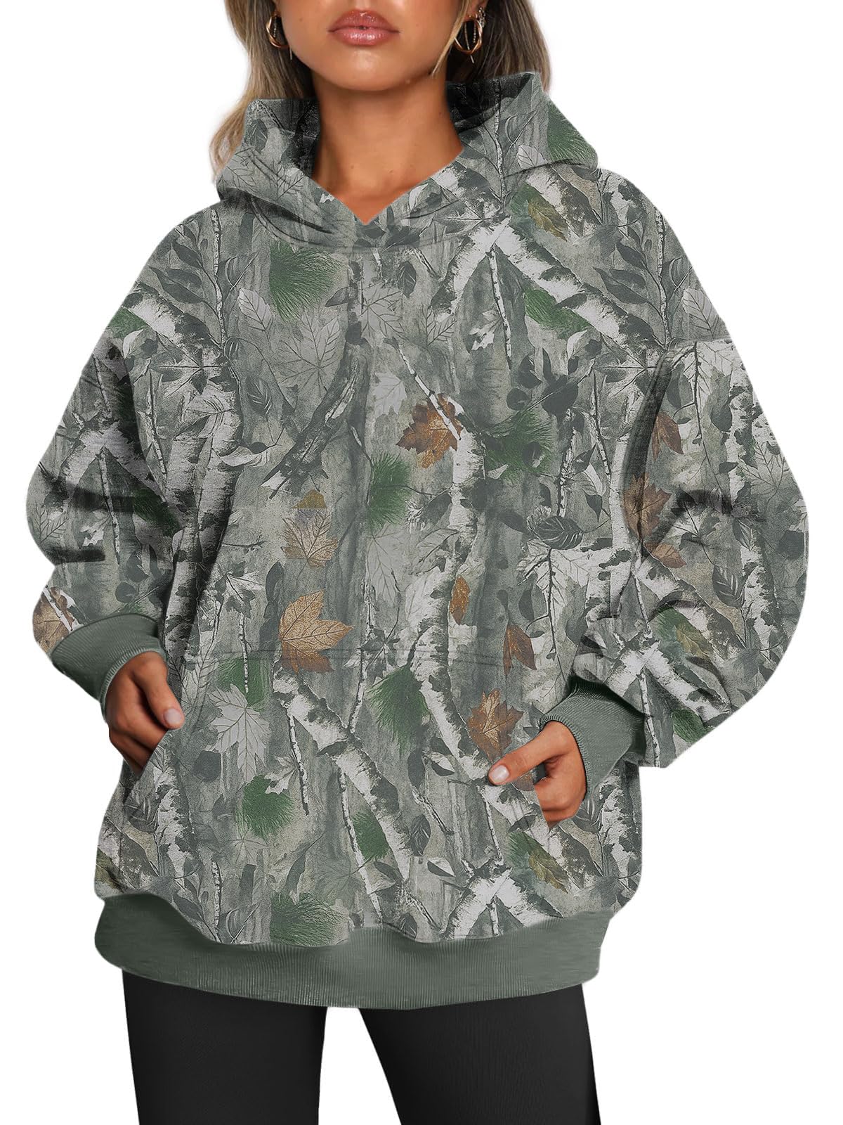 Luvella Womens Hoodies Oversized Sweatshirt