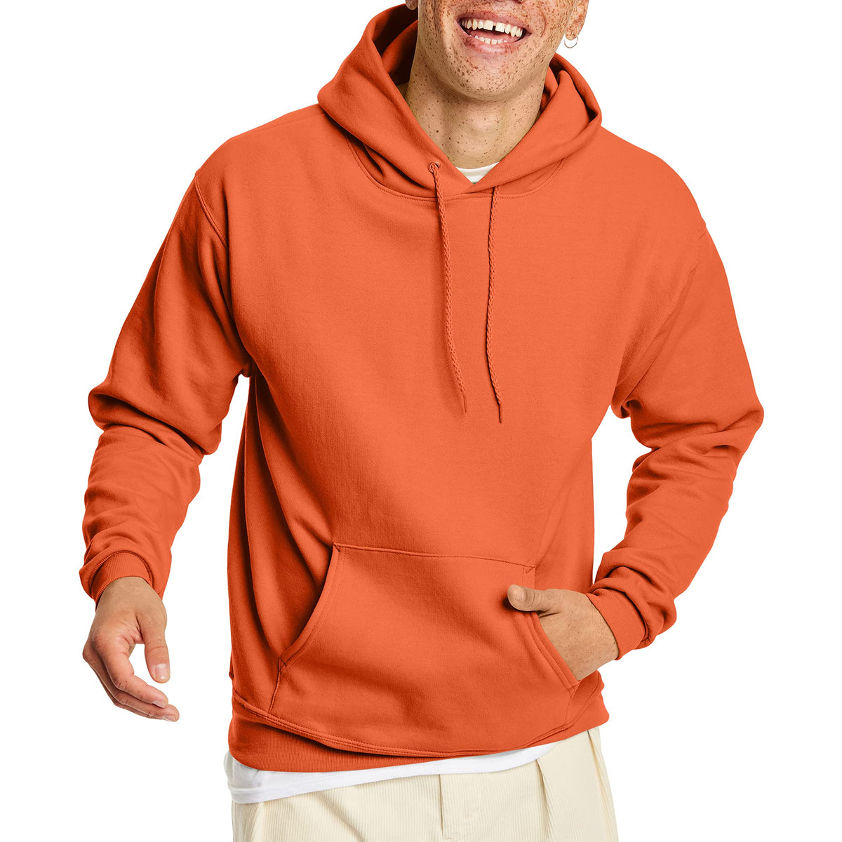 Luvella Men's Hoodie - EcoSmart Fleece Hooded Sweatshirt for Men & Women - Midweight Fleece - Big & Tall Available