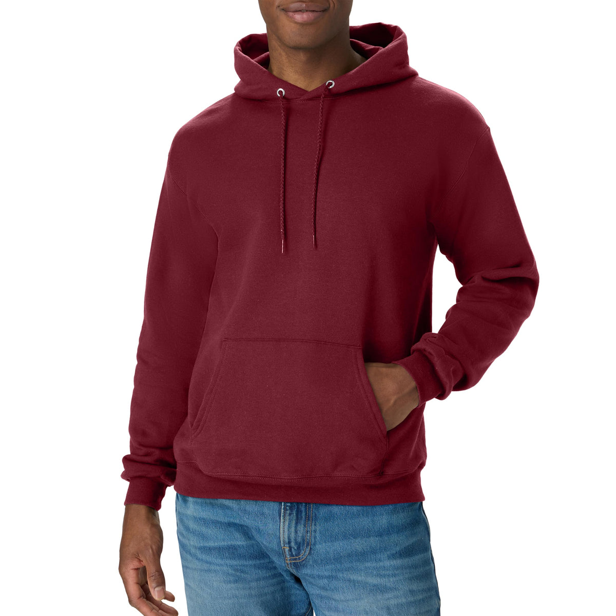 Luvella Men's Hoodie - EcoSmart Fleece Hooded Sweatshirt for Men & Women - Midweight Fleece - Big & Tall Available
