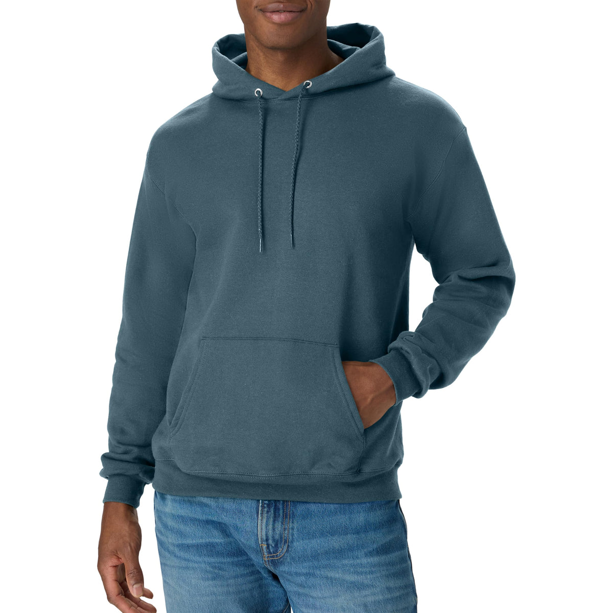 Luvella Men's Hoodie - EcoSmart Fleece Hooded Sweatshirt for Men & Women - Midweight Fleece - Big & Tall Available