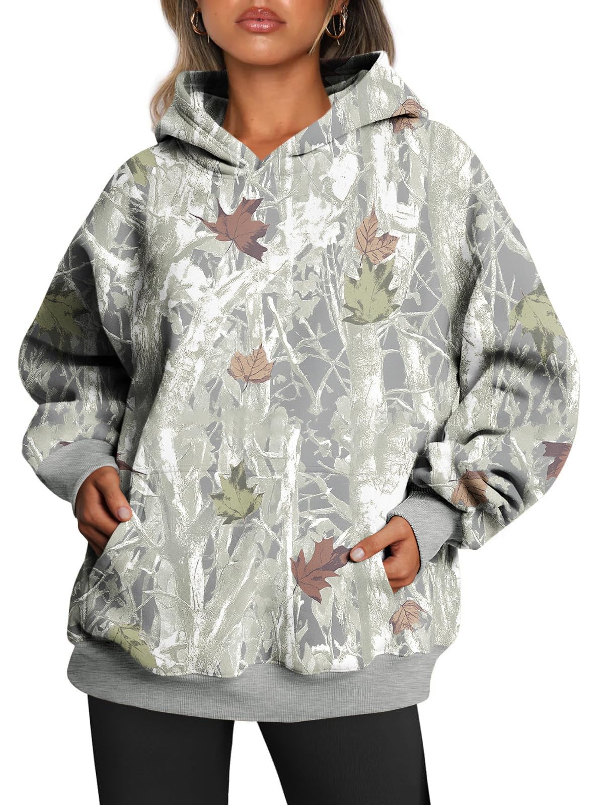 Luvella Womens Hoodies Oversized Sweatshirt