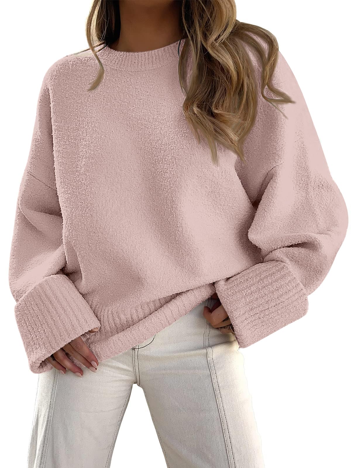 Luvella Women Oversized Warm Cozy Knit Sweaters 2026 Fall Fashion Outfits