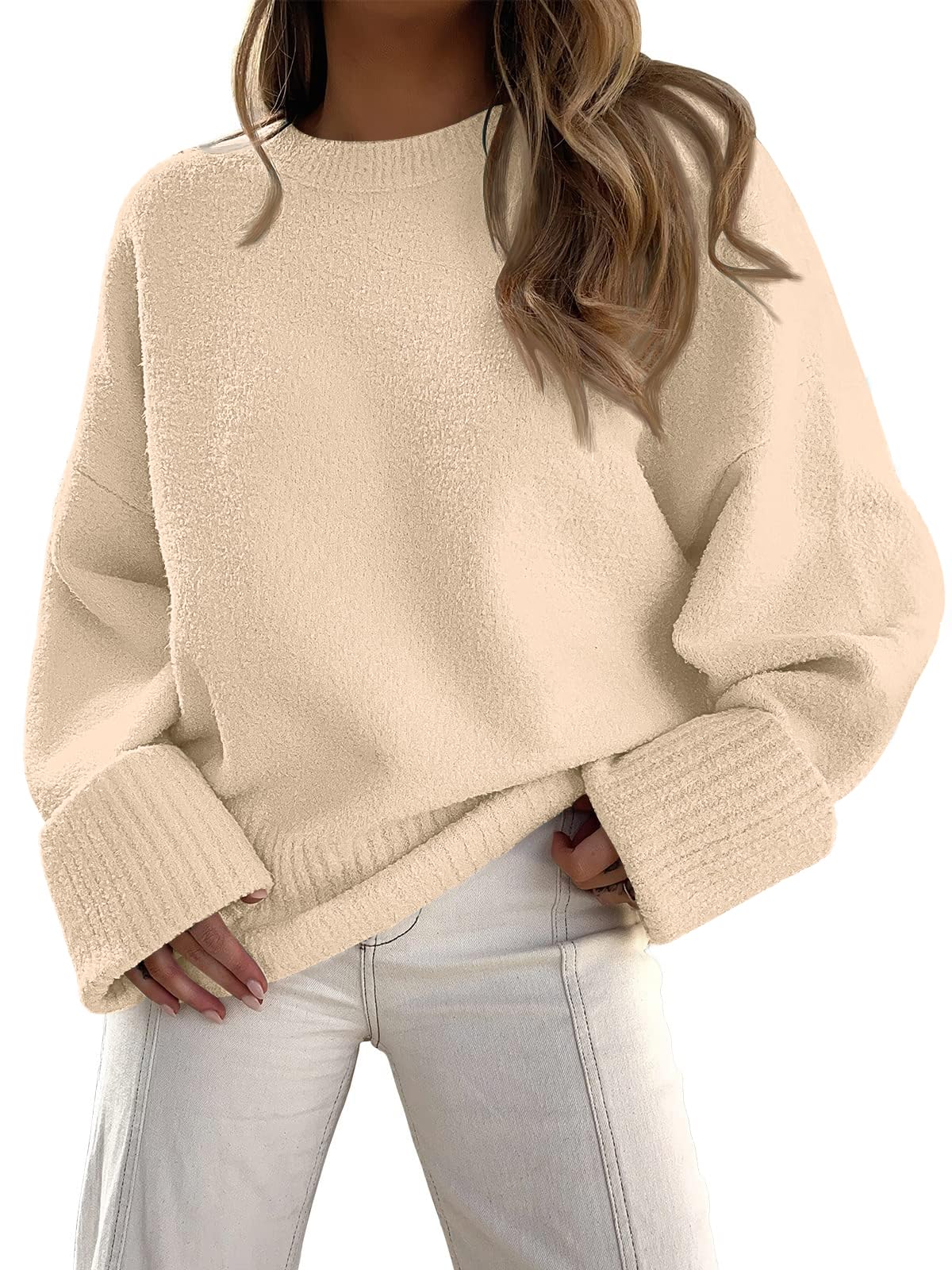 Luvella Women Oversized Warm Cozy Knit Sweaters 2026 Fall Fashion Outfits