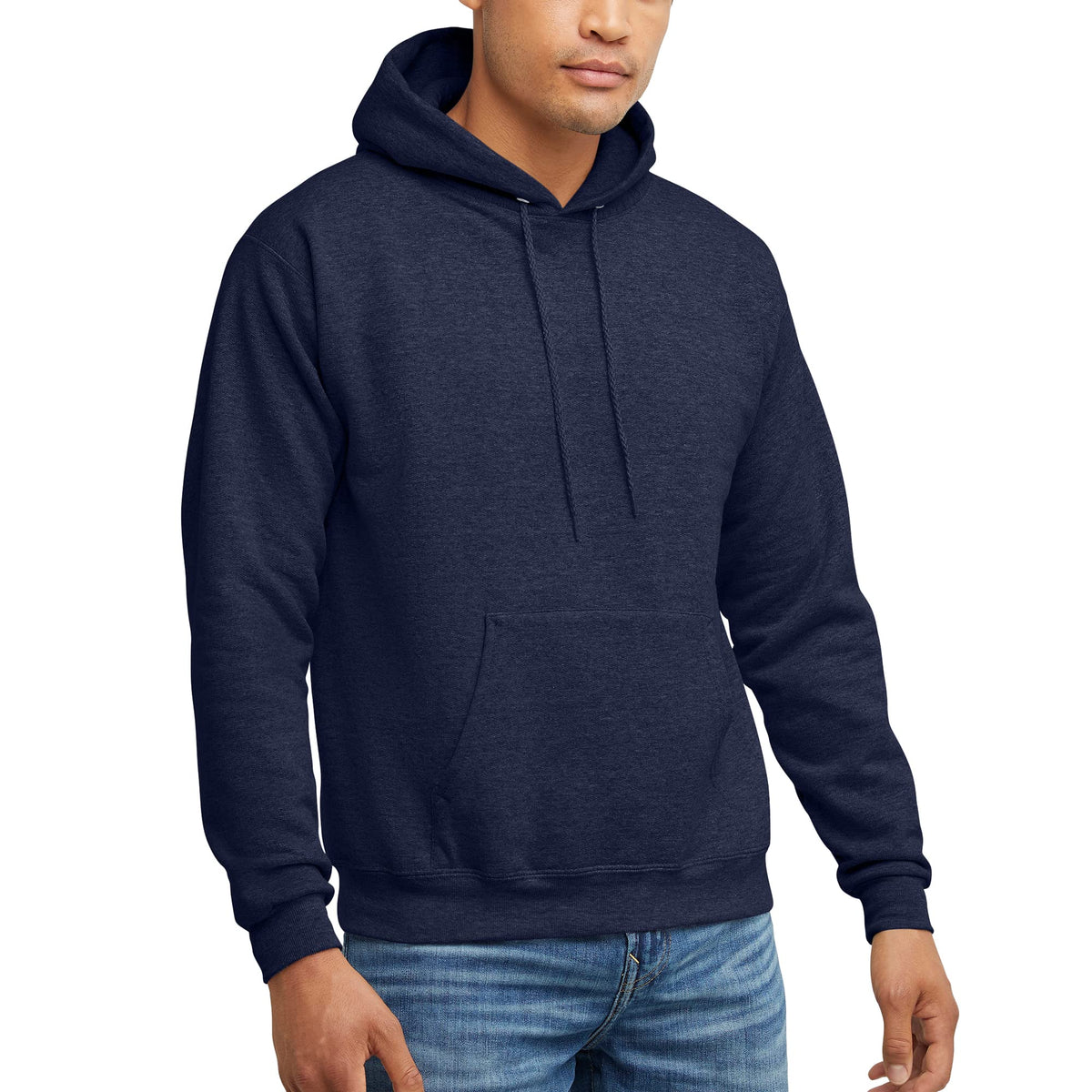 Luvella Men's Hoodie - EcoSmart Fleece Hooded Sweatshirt for Men & Women - Midweight Fleece - Big & Tall Available