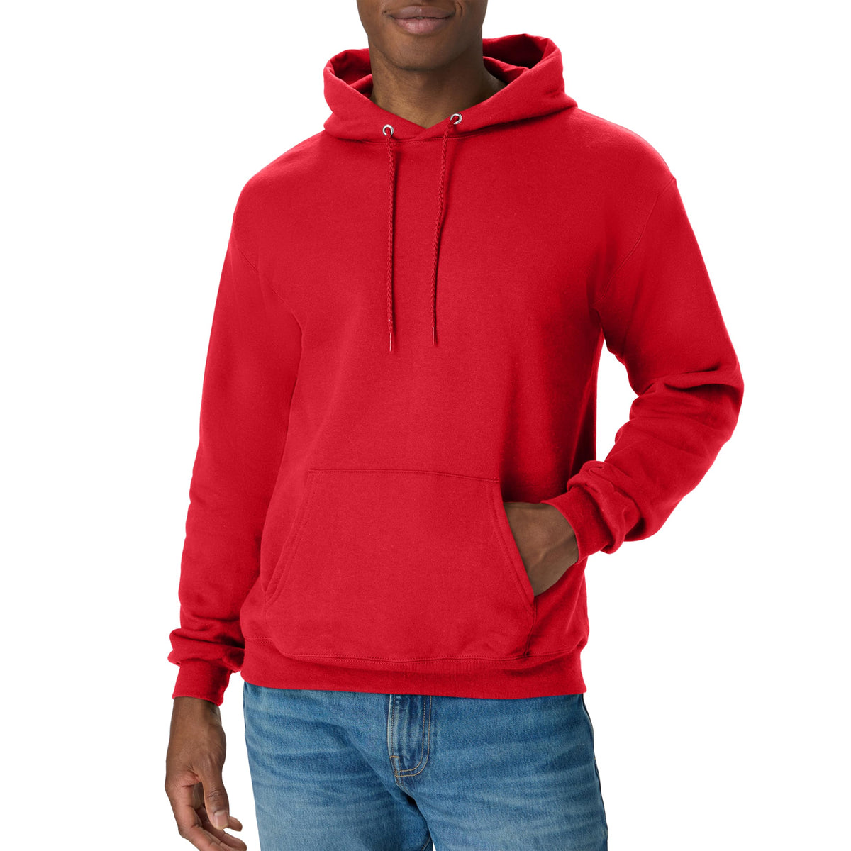 Luvella Men's Hoodie - EcoSmart Fleece Hooded Sweatshirt for Men & Women - Midweight Fleece - Big & Tall Available